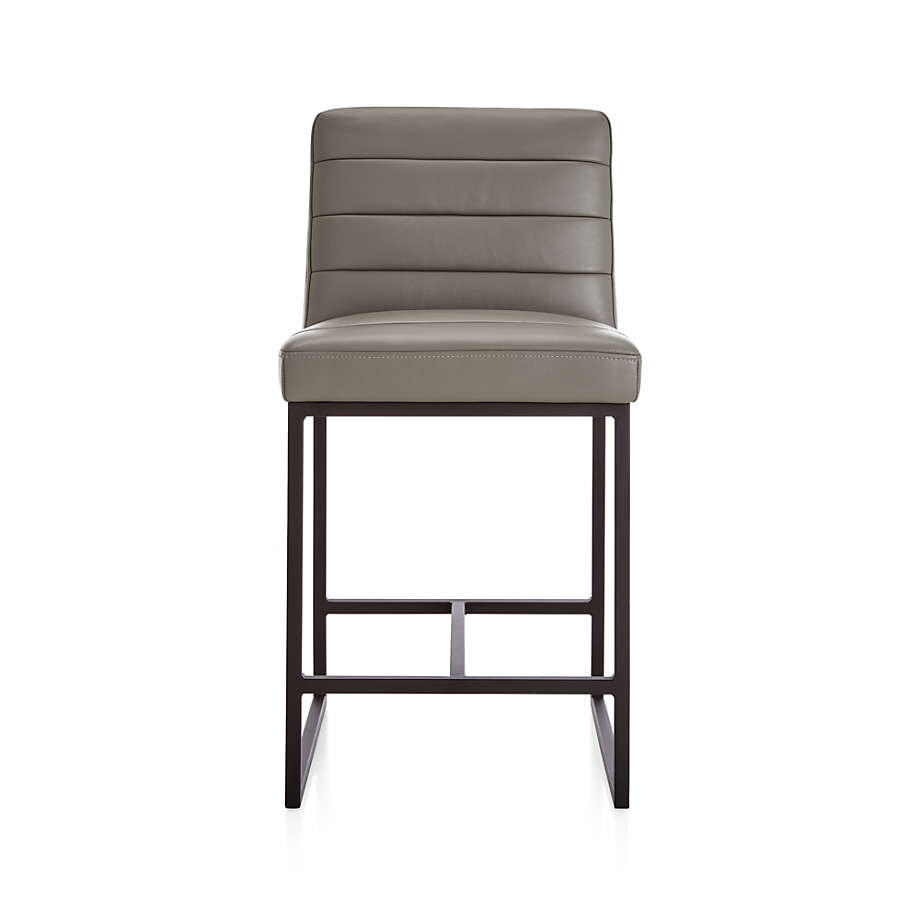 Leather deals stool chair