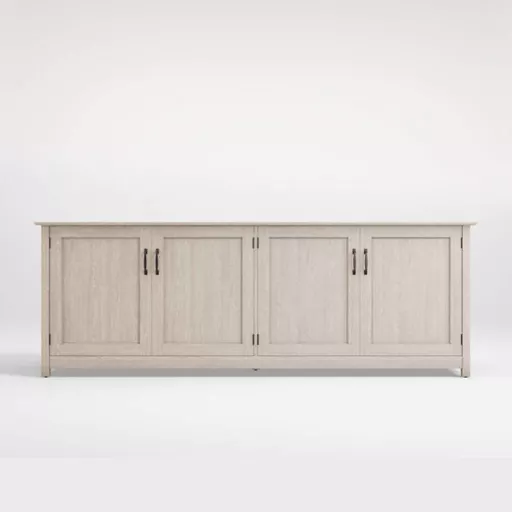 Bring home a retro feel with this low-profile media cabinet. Features. TV console with storage