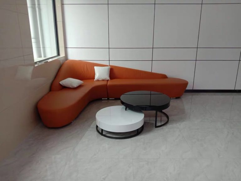 Orange Light L-Shaped Sofa photo review