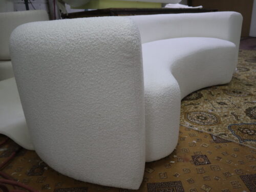 Huggy Curved Boucle Sofa photo review