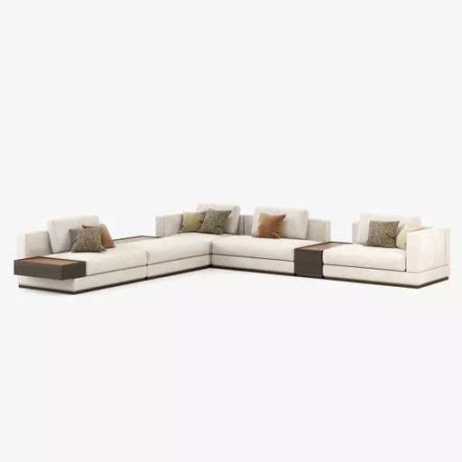 This Modern Modular Sectional Sofa has a unique contemporary design that is not only beautiful