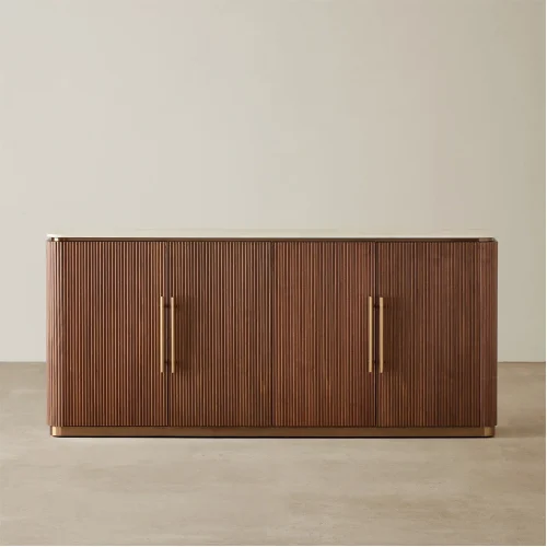 San Walnut Veneer Sideboard