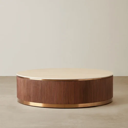 Lux Walnut Veneer Coffee Table